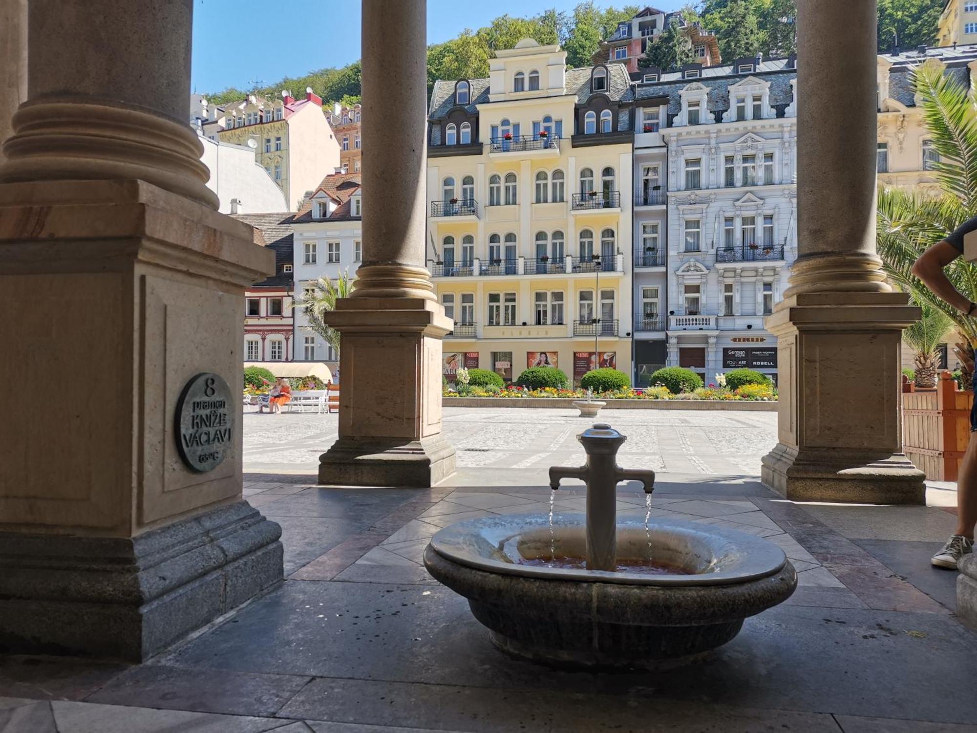 Ubytovani Ester - Utulny Byt V Lazenskem Centru Karlovych Varu Se Zahradkou Apartman Karlovy Vary Kültér fotó
